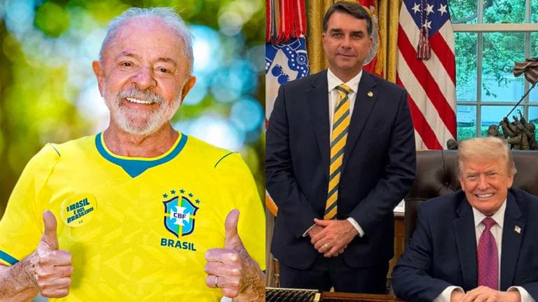 Lula publica vídeo irônico sobre trajetória de Flávio Bolsonaro durante entrevista do senador ao Jornal Nacional