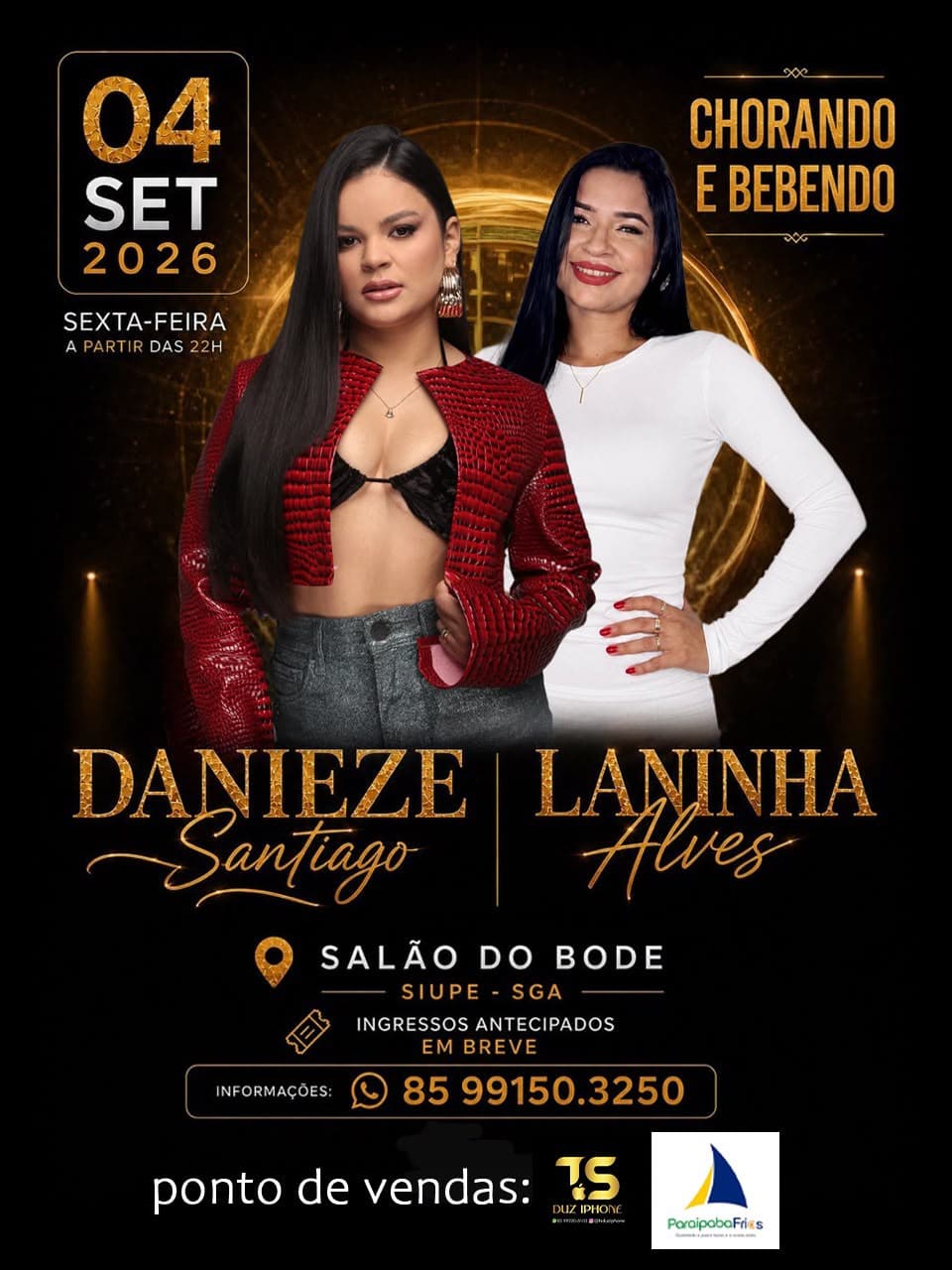 Grande Festa no Siúpe traz Danieze Santiago e Laninha Alves para São Gonçalo do Amarante