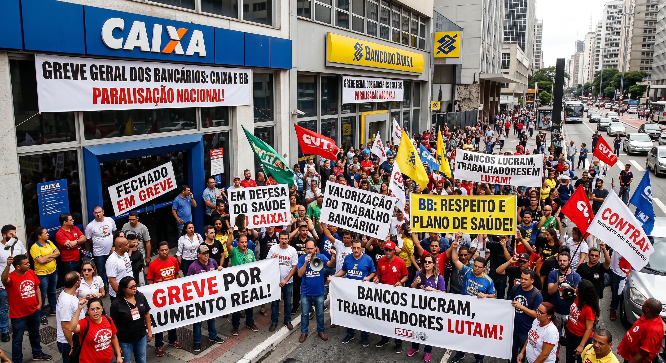 🚨 Greve Estoura na Caixa e Banco do Brasil! Saiba o que Fechou e Como Fica o Seu Bolso!